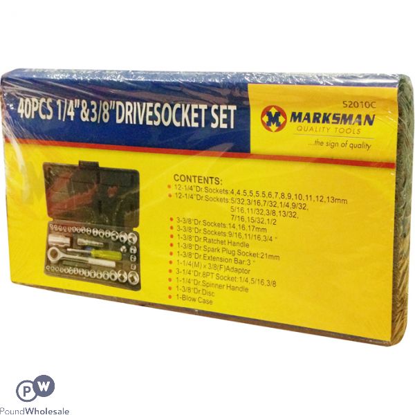 40pcs Socket Set 