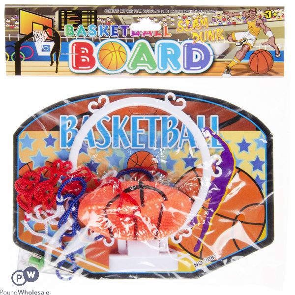 Basketball Board & Ball Play Set