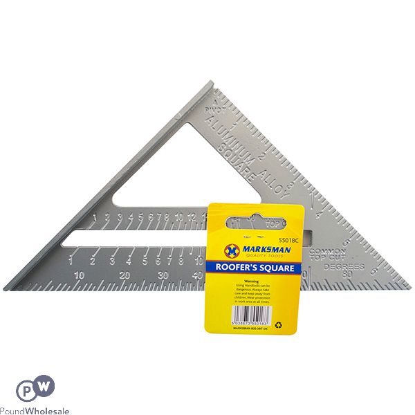 Marksman Aluminium Alloy Roofer's Square 6"