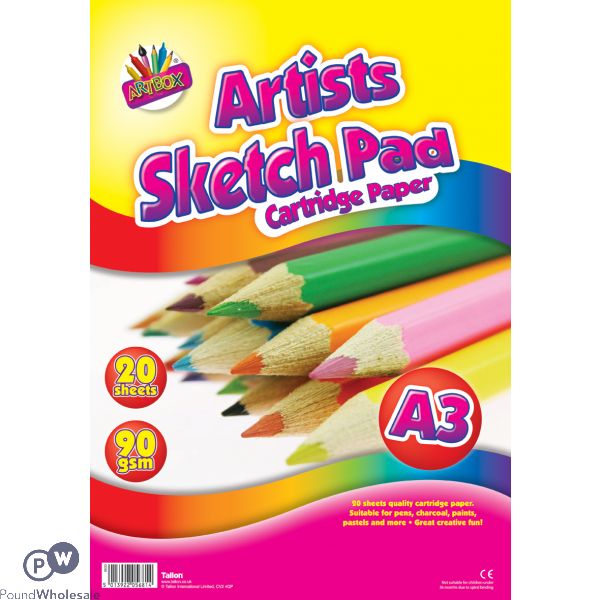 Artbox A3 Sheets Sketch Pad 20 Sheets
