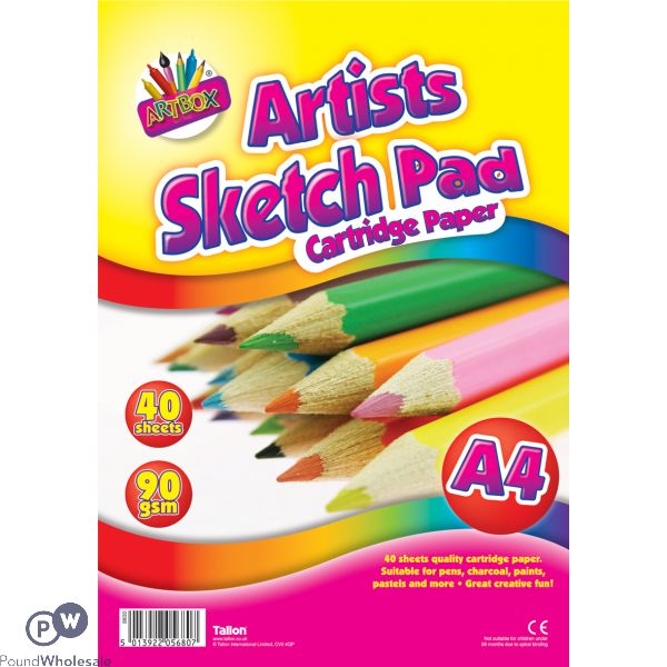 Artbox A4 Sketch Pad 40 Sheets