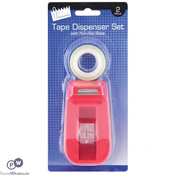 Desk Tape Dispenser Small And Tapes 