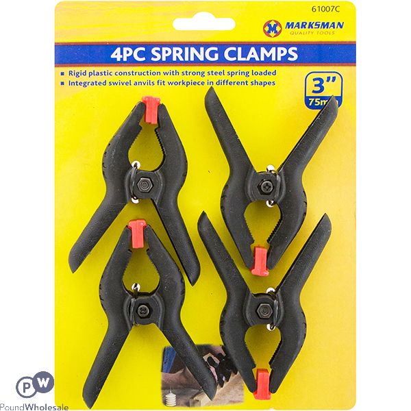 Marksman Spring Clamps Set 3" 4pc