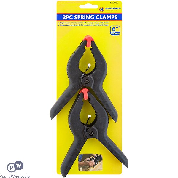 Marksman Spring Clamps Set 6" 2pc