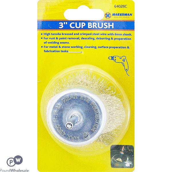 Marksman Steel Wire Cup Brush 3"