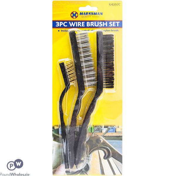 Marksman Wire Brush Set 3pc