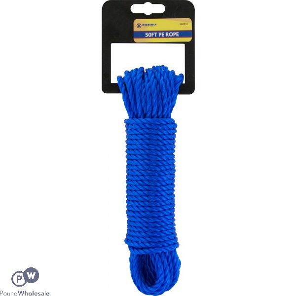 Marksman 50Ft Pe Rope Blue