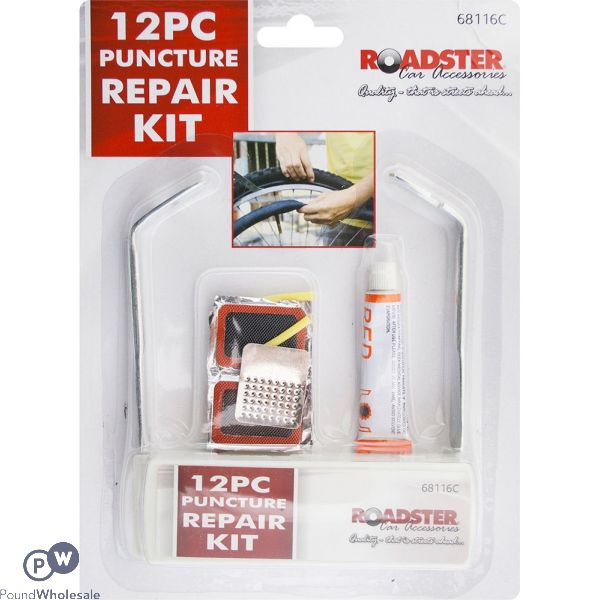 Roadster Puncture Repair Kit 12pc