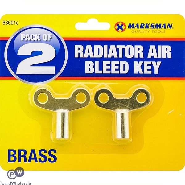 Marksman Brass Radiator Air Bleed Key 2 Pack