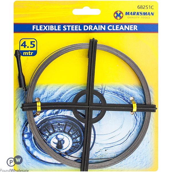Marksman Flexible Steel Drain Cleaner 4.5m
