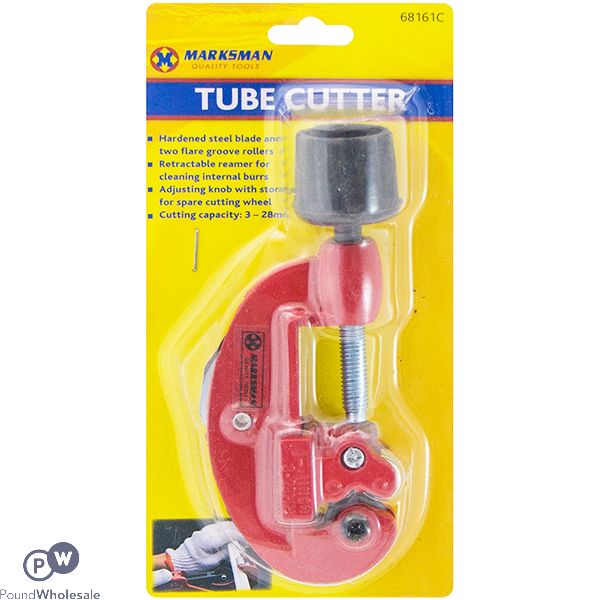 Marksman Hardened Steel Blade Tube Cutter 3-28mm