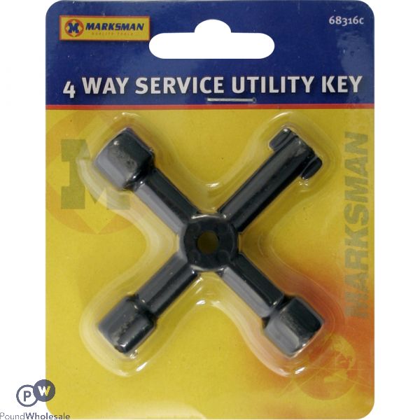 4 Way Service Utility Key