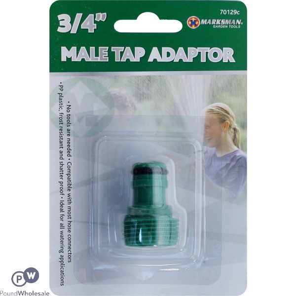 Marksman 3/4" Male Tap Adaptor