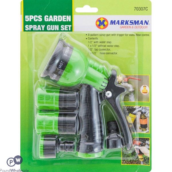 Marksman 5pc Garden Spray Gun Set