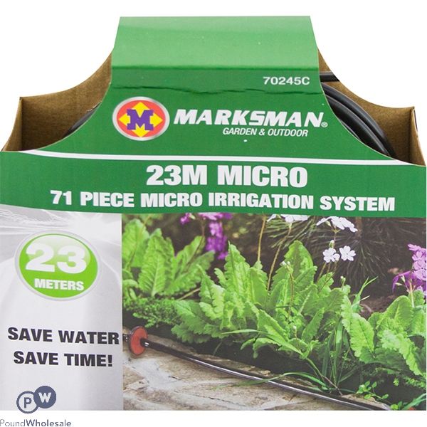 MARKSMAN 71PC MICRO IRRIGATION SYSTEM 23M