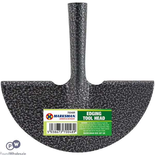 Marksman Carbon Steel Lawn Edging Head 22cm