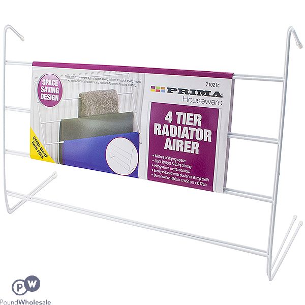 Prima 4 Tier Radiator Airer 2 Pack