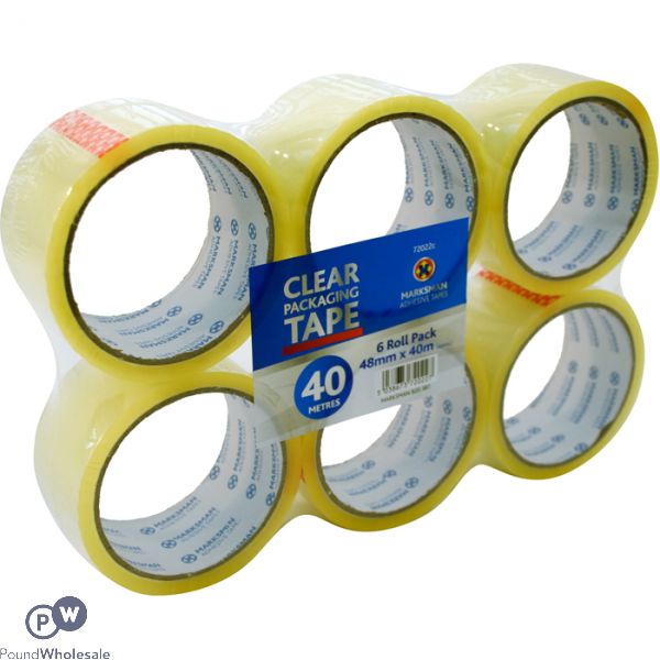 Marksman Clear Packaging Tape 48mm X 40m