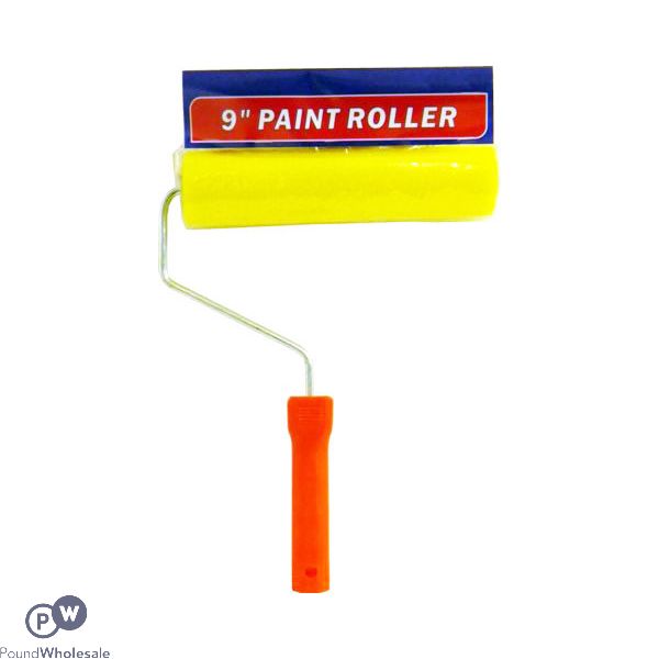 Yellow  9" Foam Paint Roller 