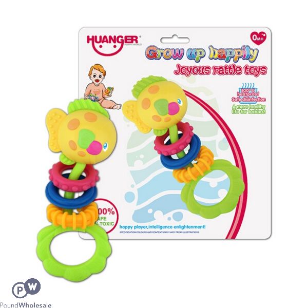 Huanger Fish With Links Baby Rattle Toy