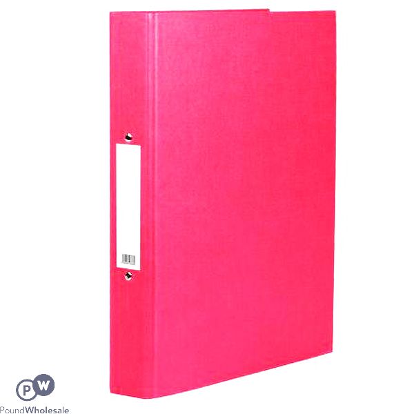 Red A4 Ring Binder Folder