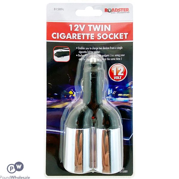 Roadster Twin Cigarette Socket 12V