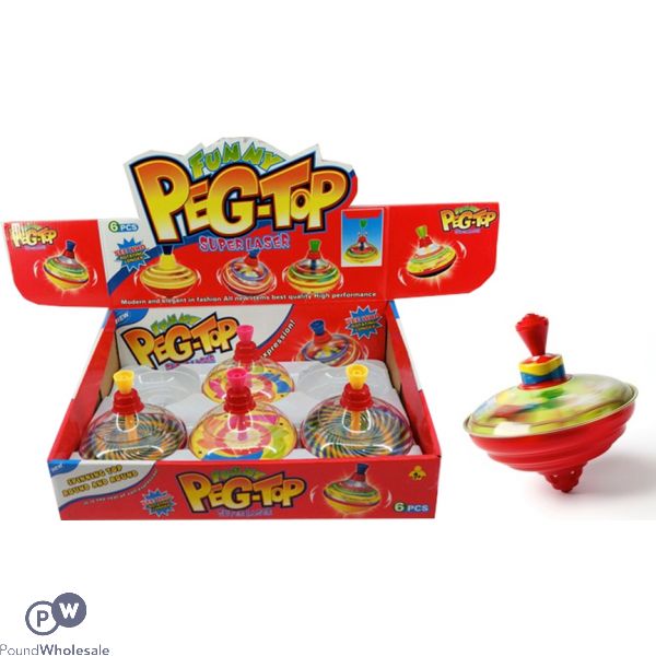 Funny Peg-top Super Laser Mini Spinning Top