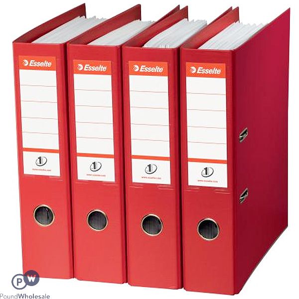 Esselte A4 Red 75mm Lever Arch File