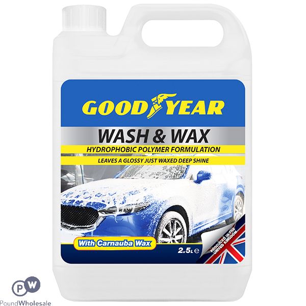 Goodyear Hydrophobic Polymer Formulation Wash & Wax 2.5l