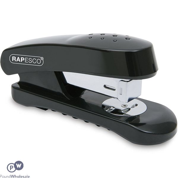 Rapesco Half Strip Black Stapler