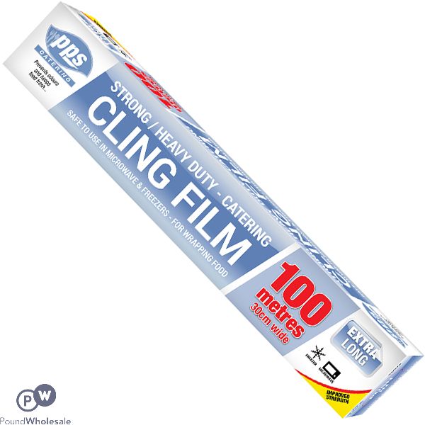 Extra Long Heavy Duty Cling Film 100m X 30cm