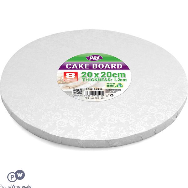 Baking Round Cake Board 20cm