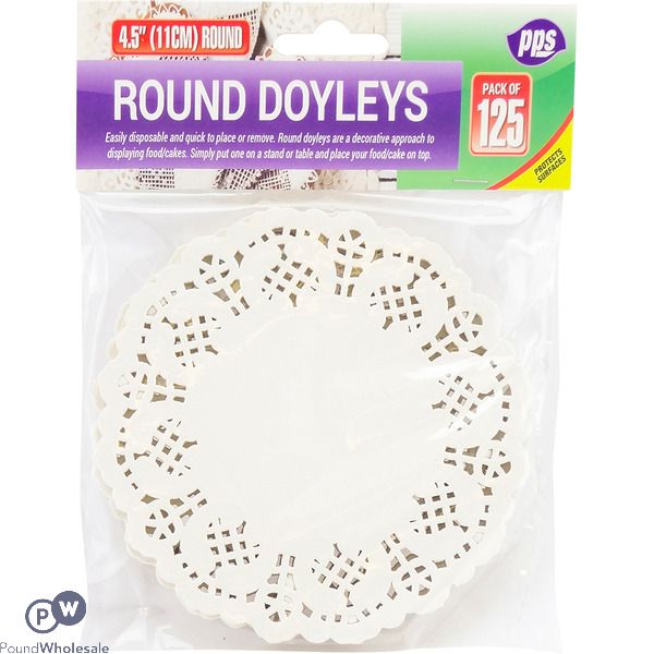 Round Doyleys 11.5cm 150 Pack