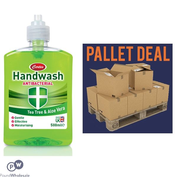 Certex Tea Tree & Aloe Vera Antibacterial Handwash 500ml Pallet Deal