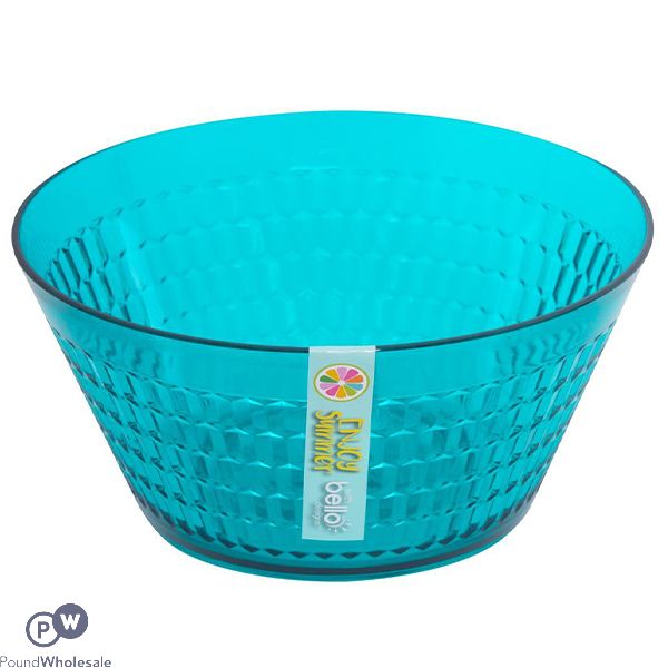 Bello Plastic Teal Honeycomb Small Bowl 700ml