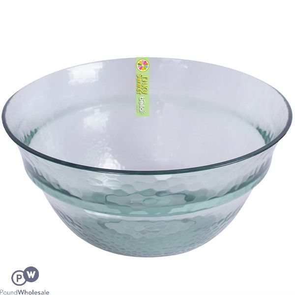 Bello Plastic Glass Effect Large Bowl 2800ml