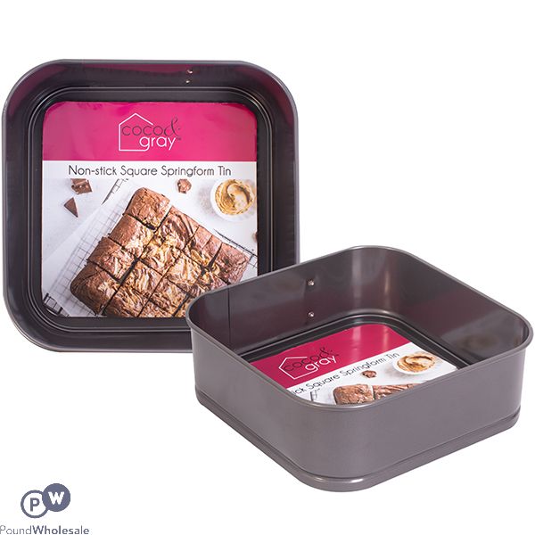 Coco & Gray Non-stick Square Springform Cake Tin 20cm X 7cm