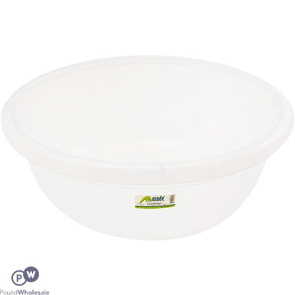 Asude Transparent Large Plastic Bowl 27l