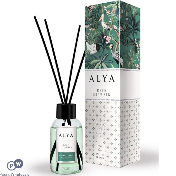 Alya Bamboo Stick Exotic Leaves Reed Diffuser 100ml