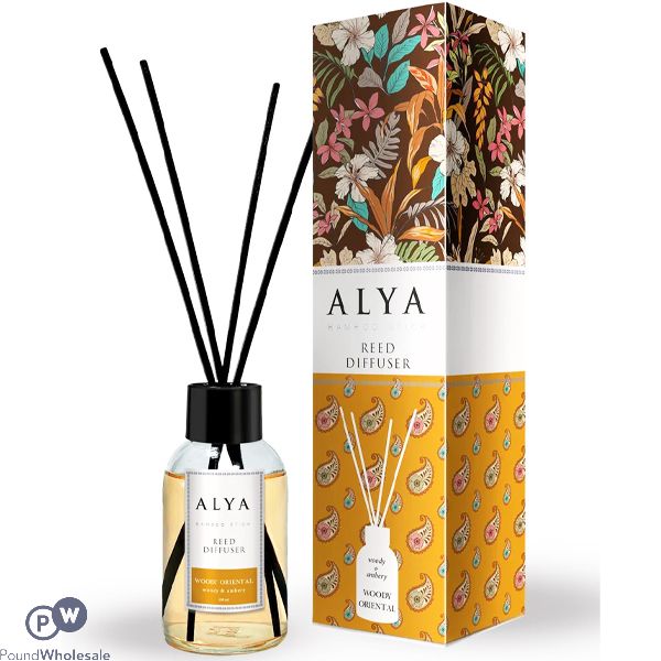 Alya Bamboo Stick Woody Oriental Reed Diffuser 100ml