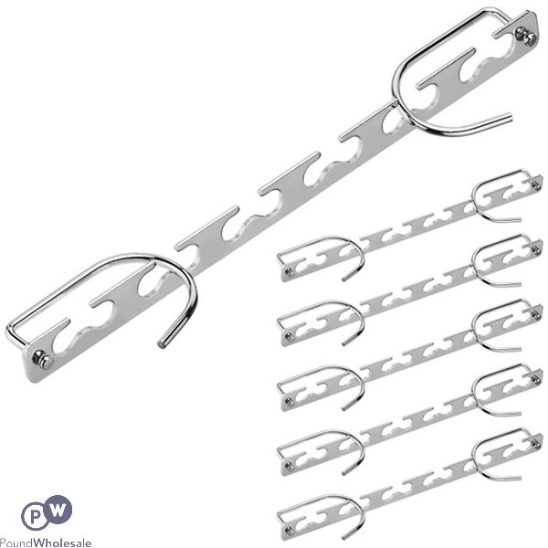 H & S Metal Space-saving Hangers 6 Pack