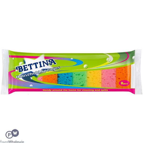 BETTINA HOUSEHOLD SPONGES ASSORTED COLOURS