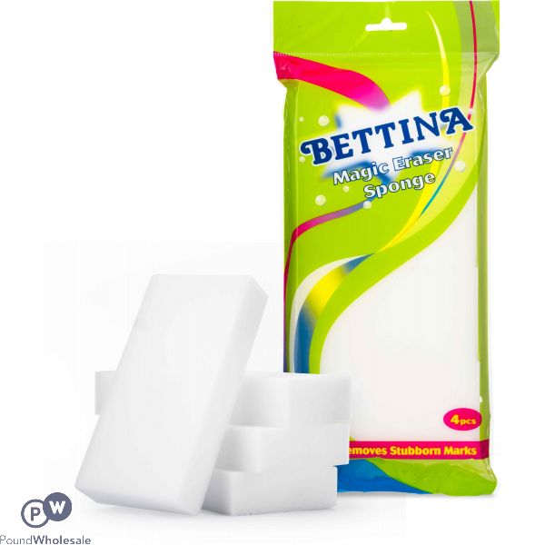 Bettina Magic Eraser Sponge 4 Pack