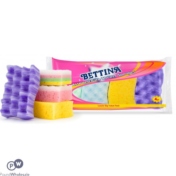 Bettina Multipack Bath/Shower Sponges