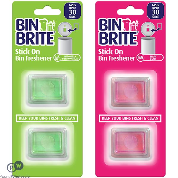 Bin Brite Berry Blast & Citronella Stick-On Bin Freshener CDU Mixed