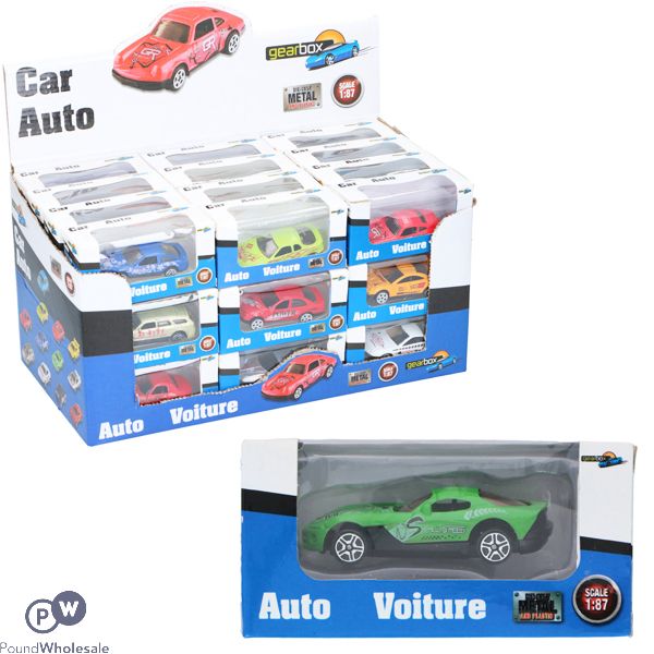 Car Auto Gearbox Die-cast Metal Toy Car 1:87 Assorted Cdu