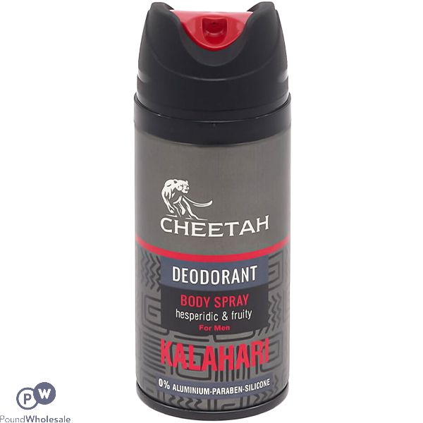 Cheetah Kalahari Men's Deodorant Body Spray 150ml