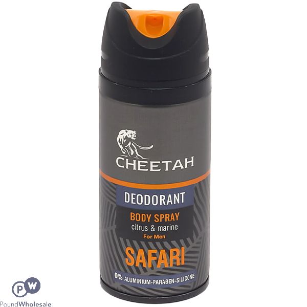 Cheetah Safari Men's Deodorant Body Spray 150ml