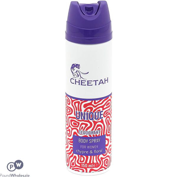 Cheetah Unique Women's Deodorant Body Spray 150ml