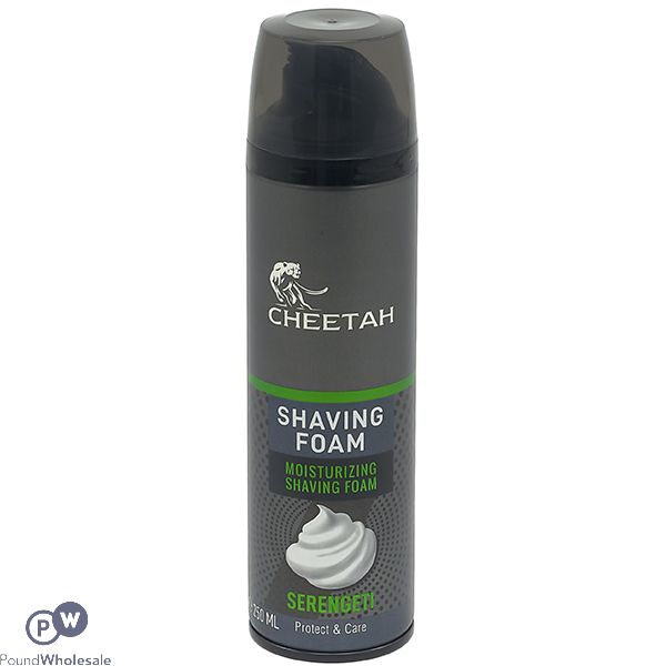 Cheetah Serengeti Moisturising Shaving Foam 250ml